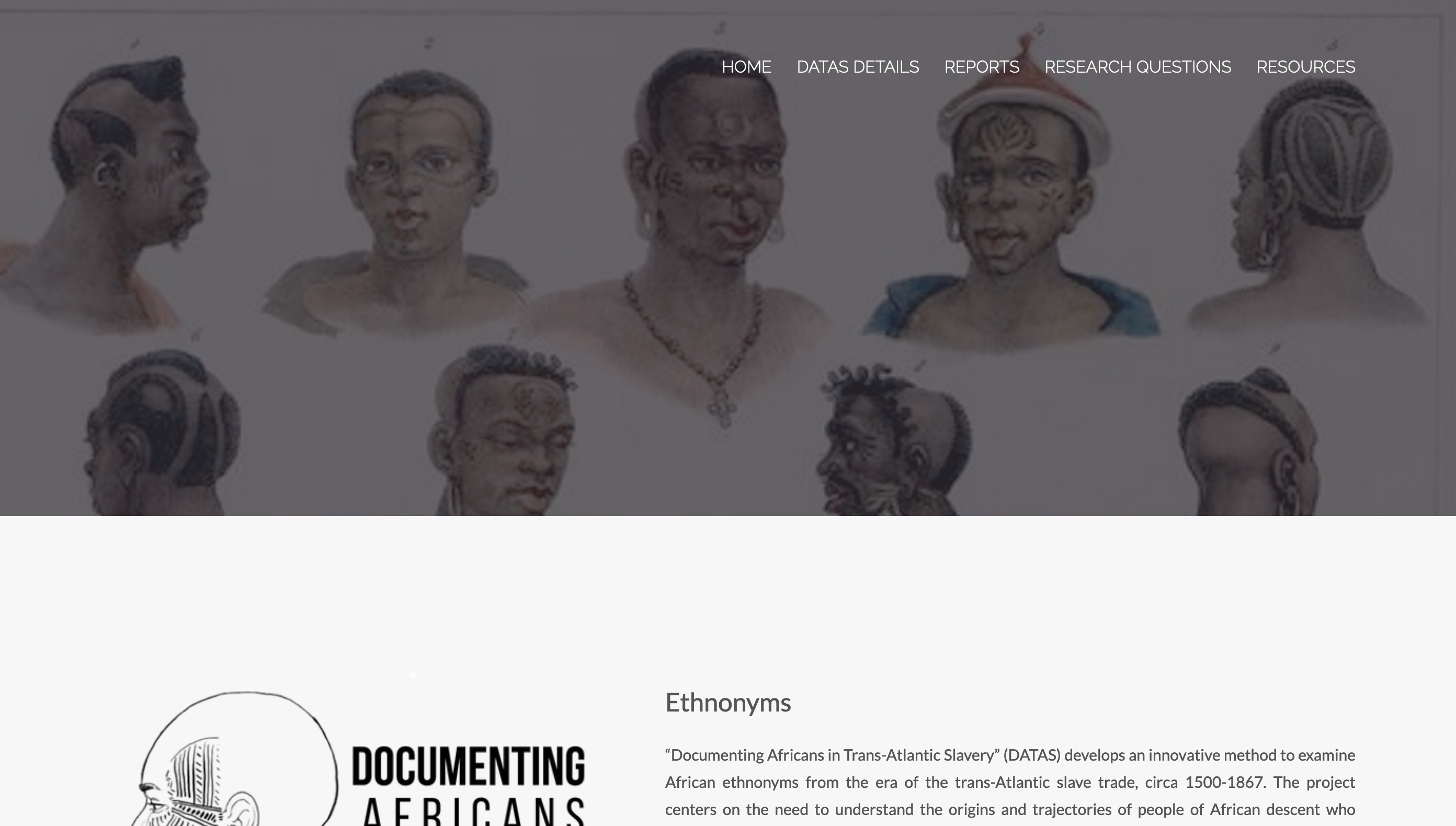 Documenting Africans in Trans-Atlantic Slavery (DATAS)