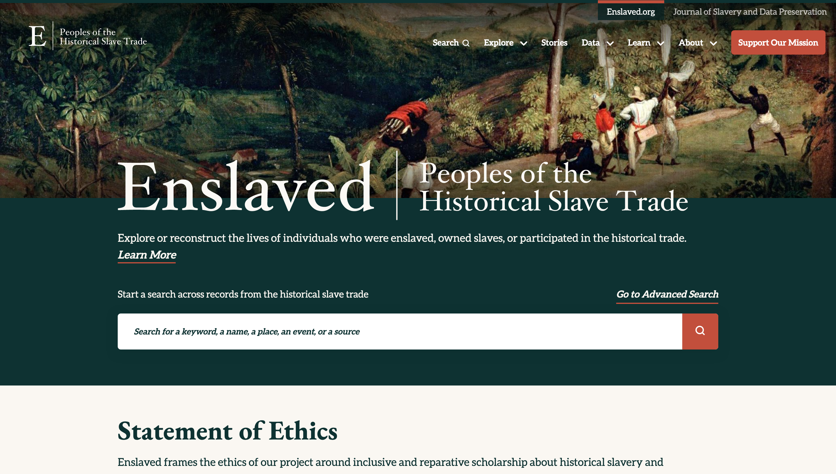 Enslaved: Peoples of the Historical Slave Trade