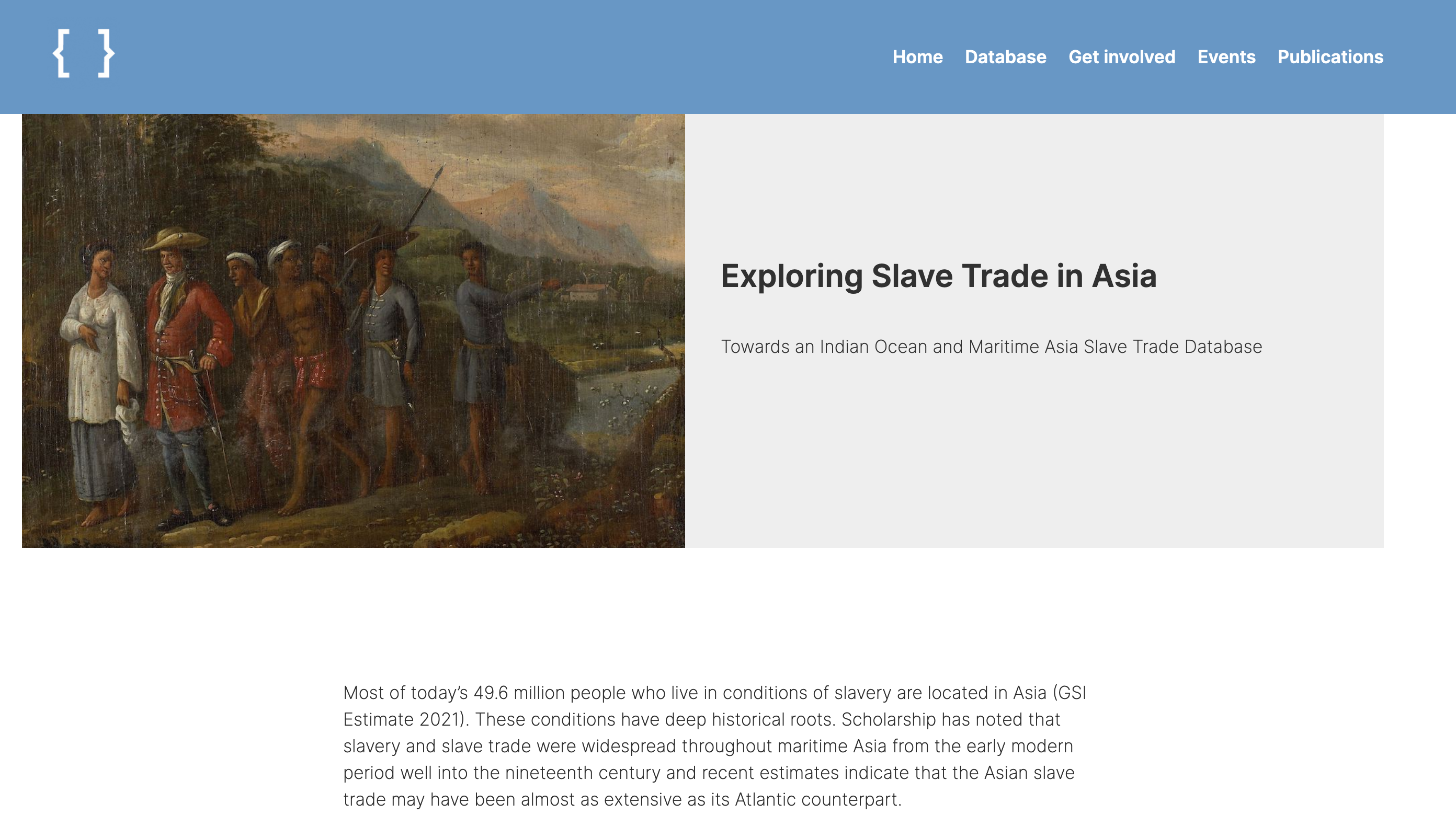 Exploring Slave Trade in Asia