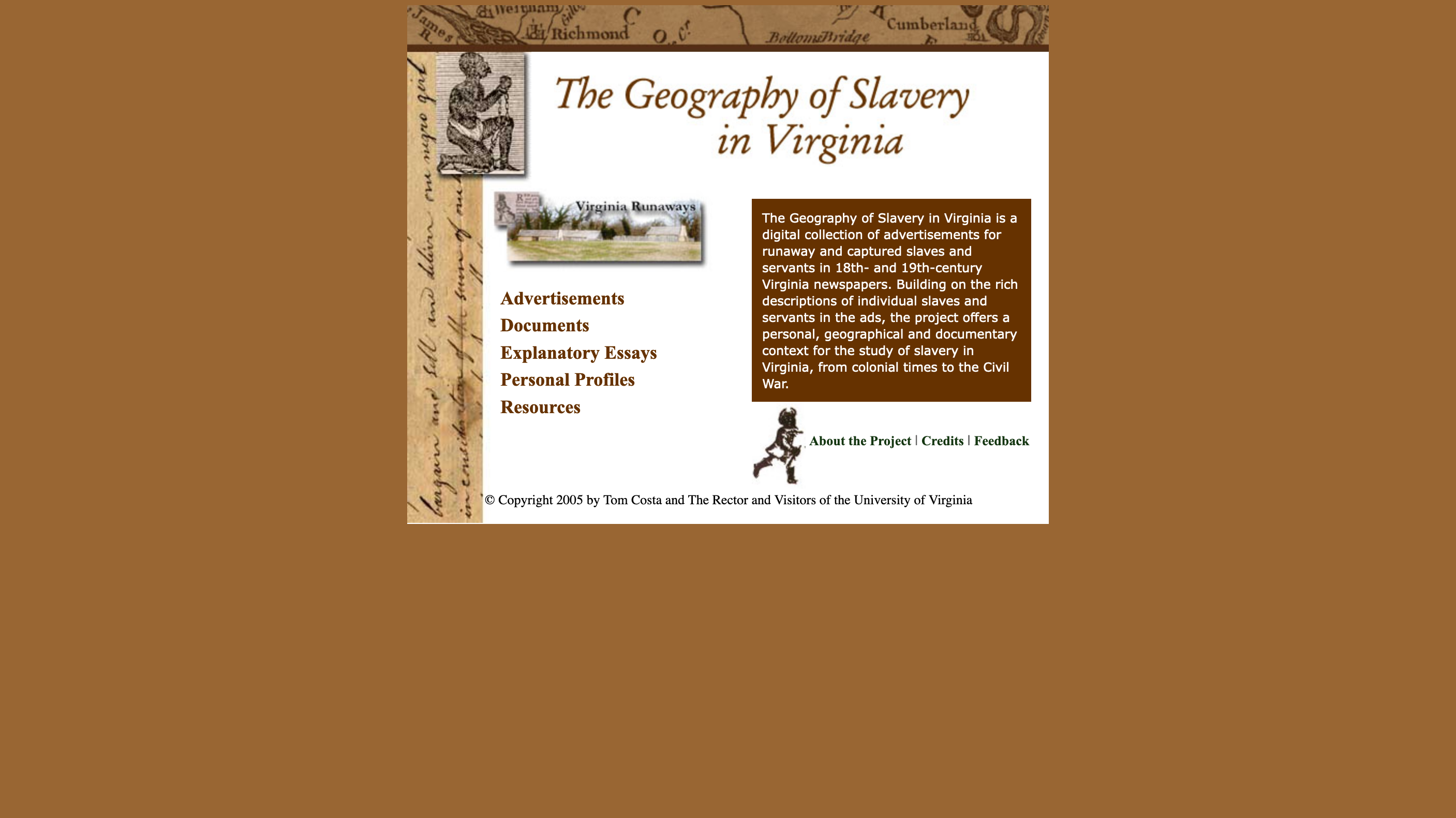 Geography of Slavery in Virginia