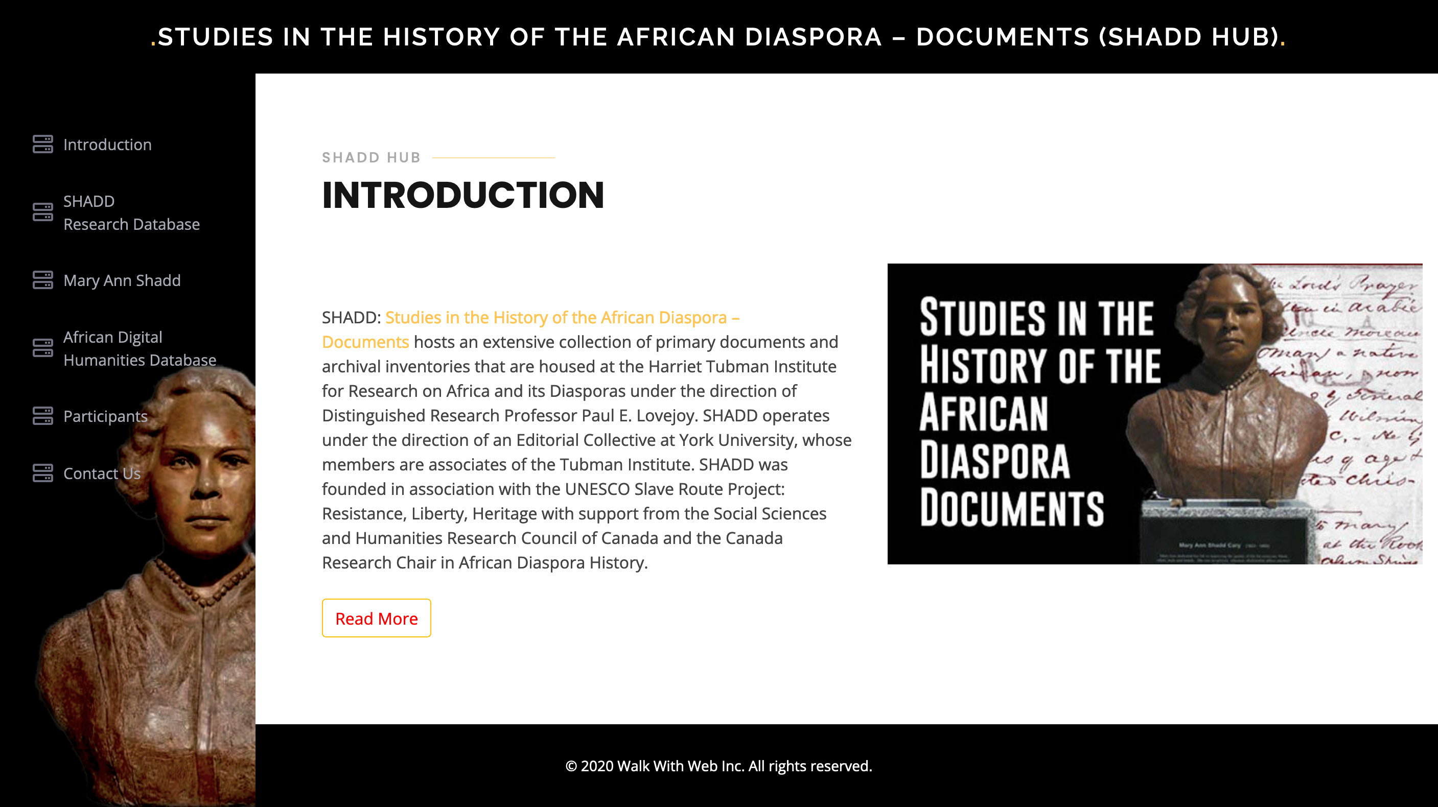Studies in the History of the African Diaspora – Documents (SHADD Hub)