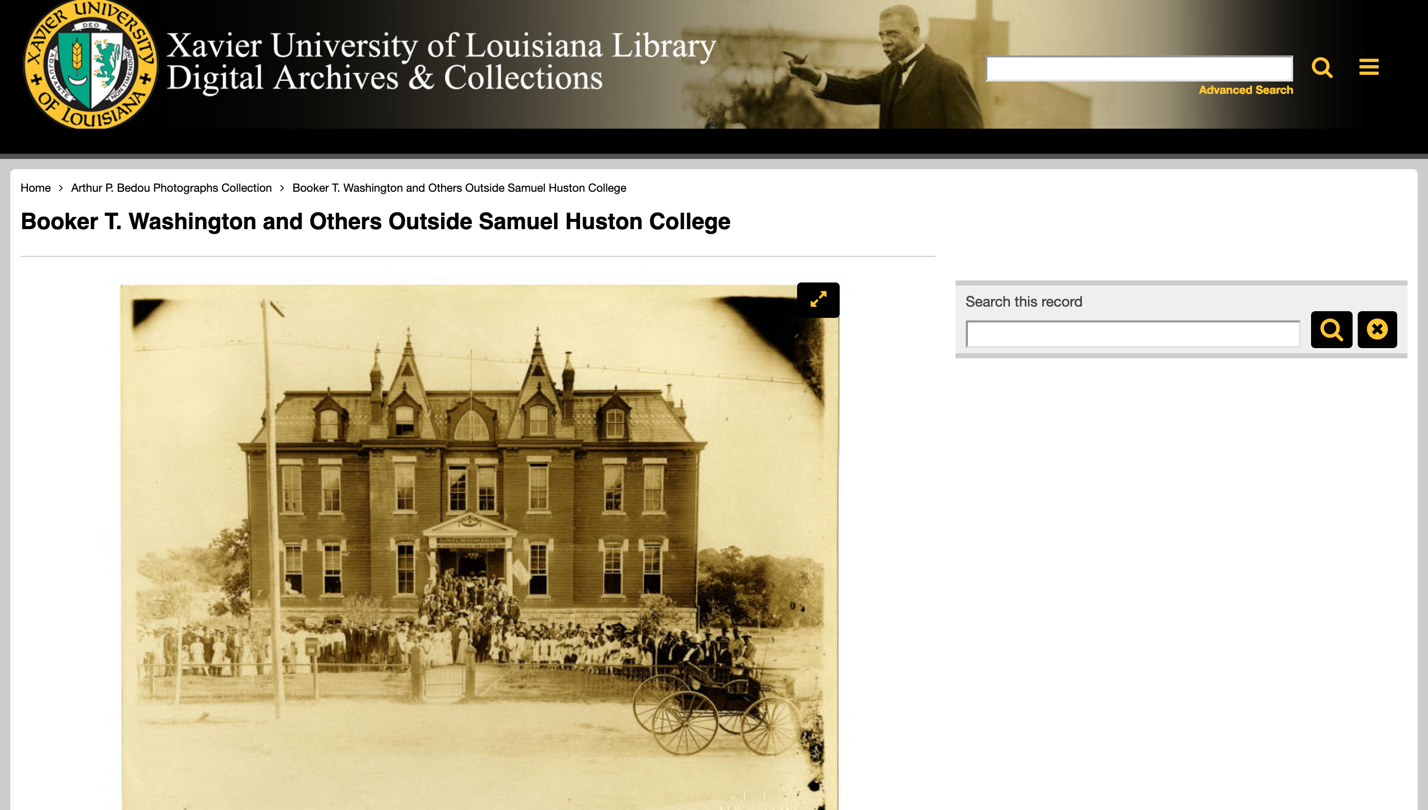 Xavier University of Louisiana Library - Digital Archives & Collections