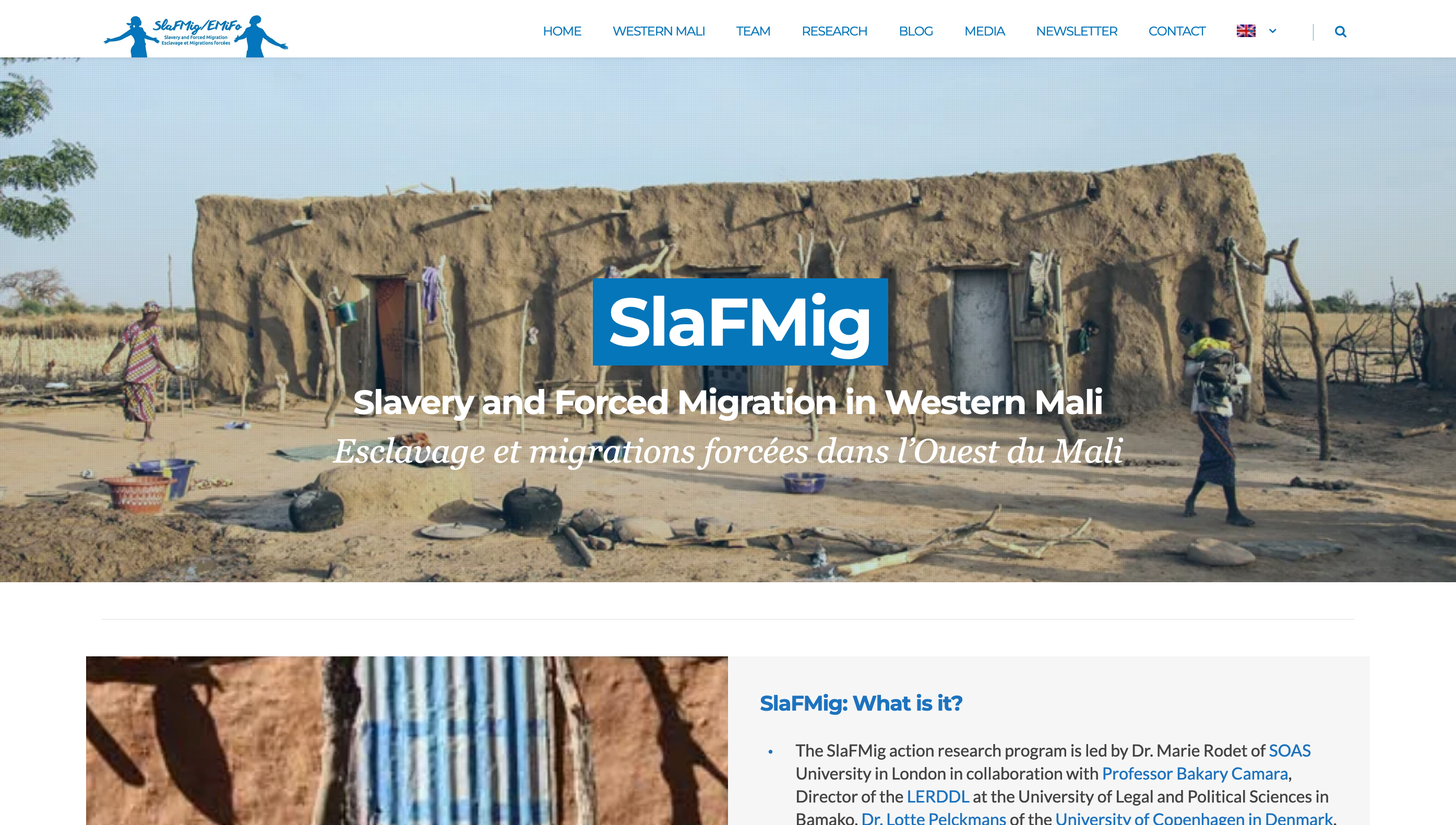 Slavery and Forced Migration in Western Mali